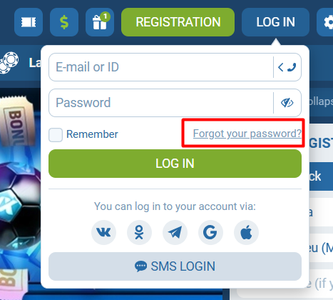 Data Recovery in 1xBet Data Recovery in 1xBet