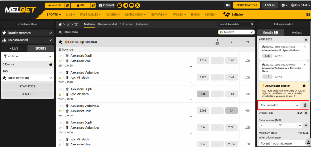 How to Place Bets on Melbet