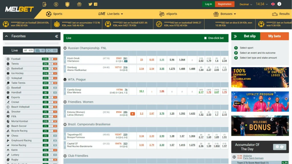 melbet official website