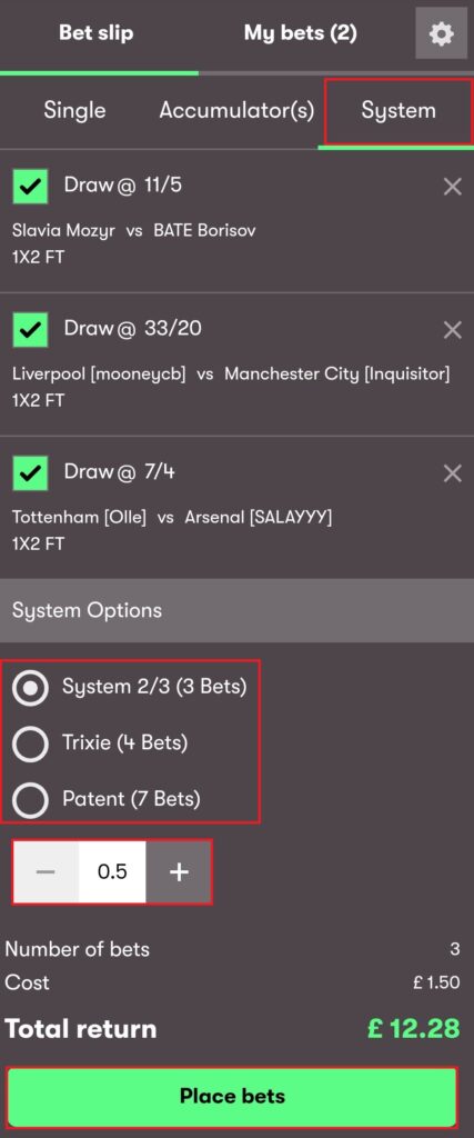 System Bet