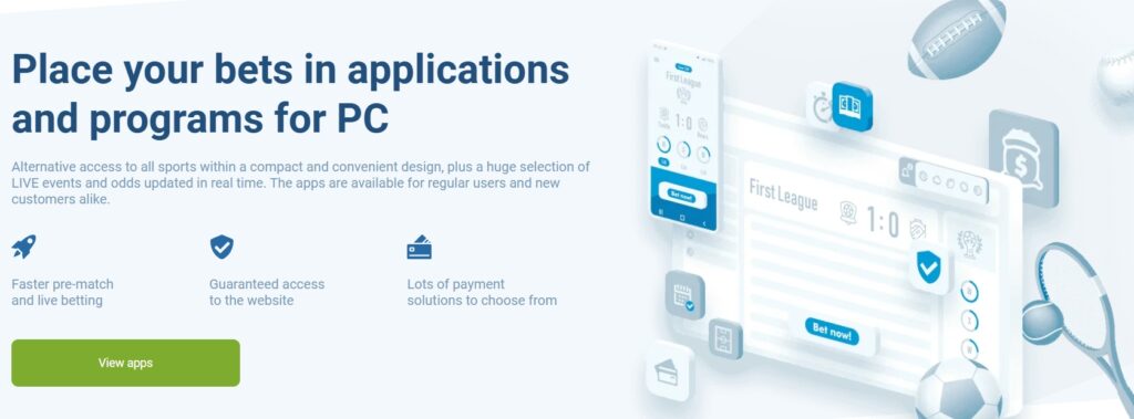 Mobile App 1xBet for Windows