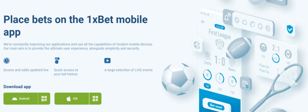 1xBet App for Android