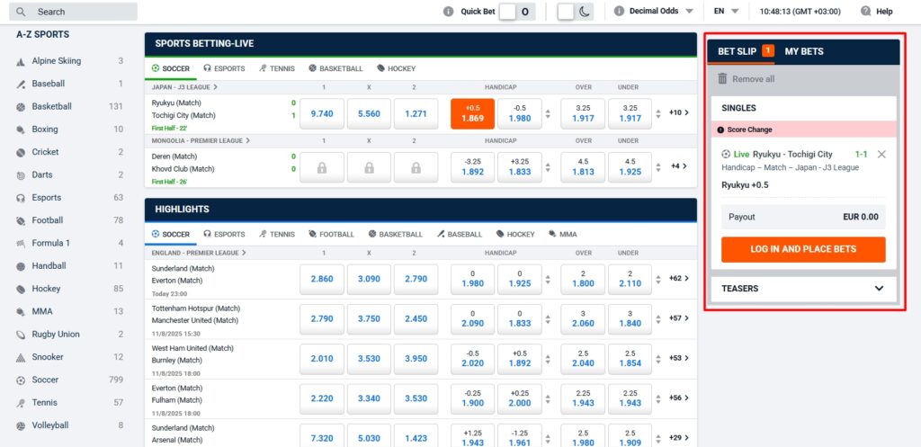 Single (Ordinary Bet) Single (Ordinary Bet)