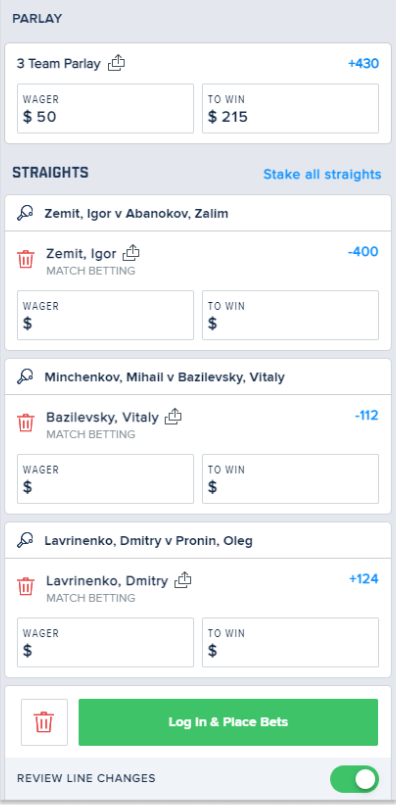 Total in Table Tennis