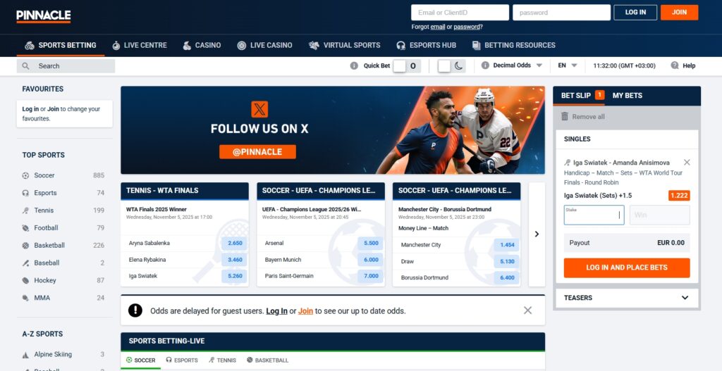 Pinnacle official website Pinnacle official website