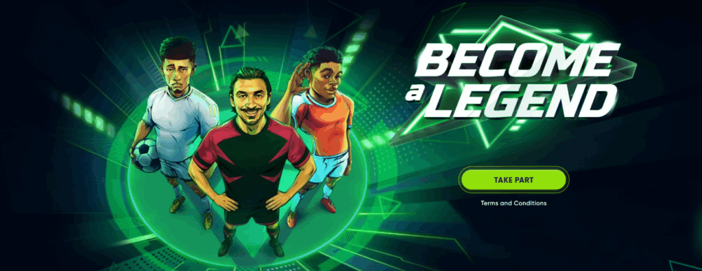 Become a Legend by 1xBet