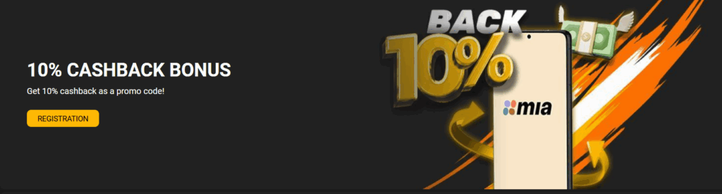 10% Cashback Bonus by Melbet 
