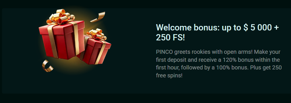 Welcome bonus Welcome bonus
