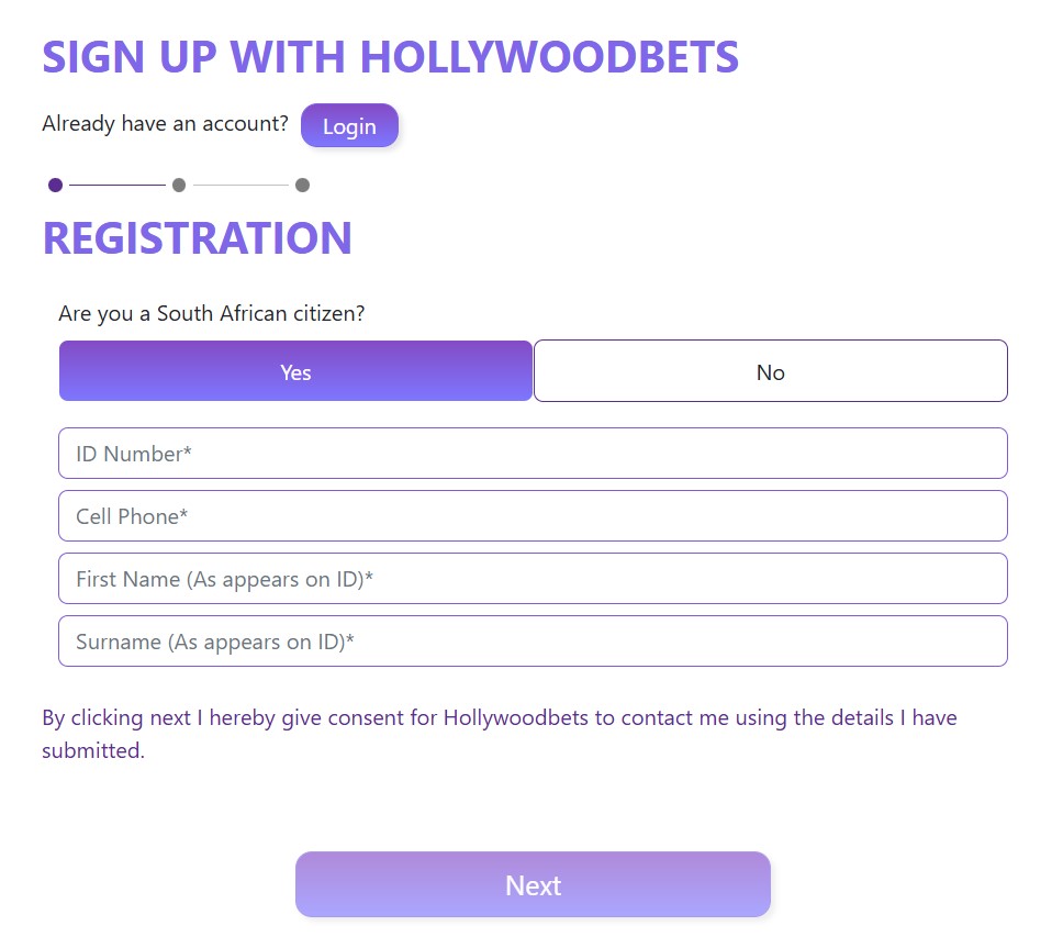 Join Hollywoodbets