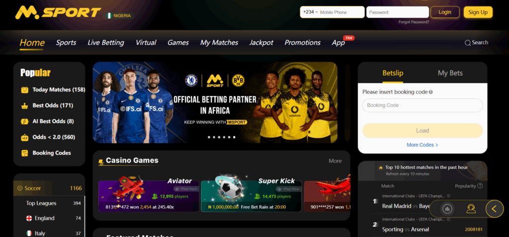 MSport official website