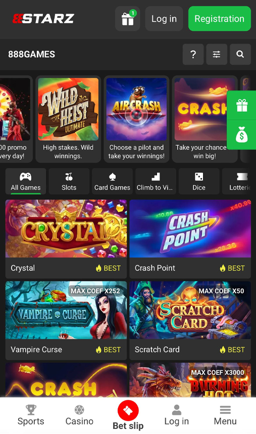 Games at 888Starz Games at 888Starz